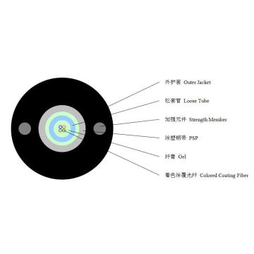 Outdoor Unitube Light-Armored Optical Fiber Cable-GYXTW